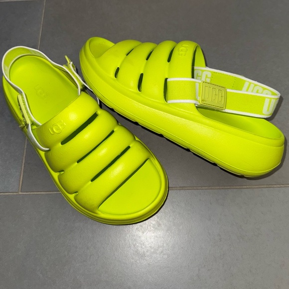 UGG Shoes - UGG Neon Lime Sandals